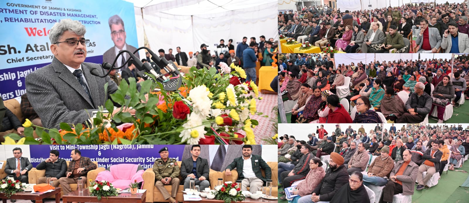 'Chief Secretary visits mini-township Jagti'